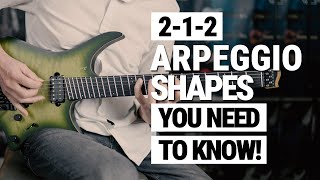 212 Arpeggio Shapes You Need To Know [upl. by Inail]