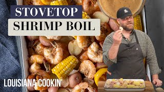 🦐 StoveTop Shrimp Boil for Two 🦐 [upl. by Milstone]