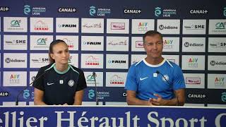 Point presse  Marie Levasseur amp Yannick Chandioux avant Reims [upl. by Emyaj]