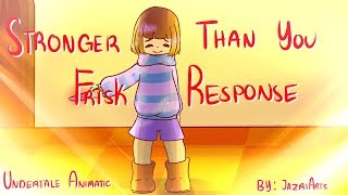 Stronger Than You Frisk  Undertale Animatic [upl. by Bonnell]