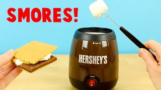 Hersheys Smores Food Maker  Make Delicious Yummy Real Smores [upl. by Idnek882]