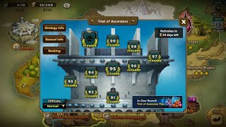 Summoners War 2024  Trial Of Ascension Normal  Floor 1100 Auto FL199 summonerswar sw [upl. by Attenna]