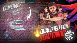 WHAT A COMEBACK  QUALIFIED FOR SEMI FINAL JOURNEY  BGIS 2024 SEMI FINALS [upl. by Idolah]