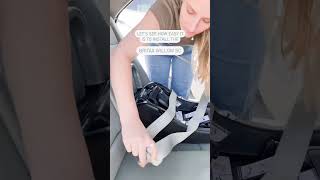 Look how easy it is to install the Britax Willow SC infant car seat babycarseat babygear [upl. by Armil]