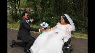 Wedding Highlights  Godwin amp Jolene  Interabled Couple [upl. by Ihskaneem907]