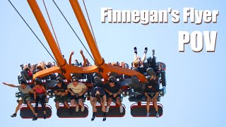 Finnegans Flyer POV  Busch Gardens Williamsburg [upl. by Carine774]