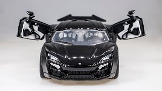 Review W Motors Lykan Hypersport by Jada Toys 124 customize [upl. by Yeneffit]