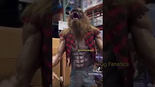 Costco Halloween 2024  CODE ORANGE Marsh Monster Reskin Werewolf Animatronic Prop halloween2024 [upl. by Ihsar285]