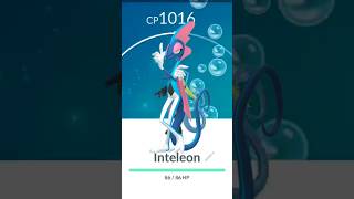 🤯 Fully evolved Inteleon in pokemon go [upl. by Katie]