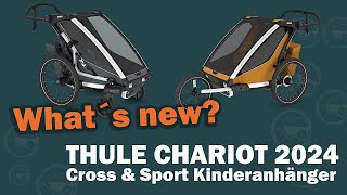 THULE Chariot 2024  Was ist neu am CROSS und am SPORT  Kurzinfo [upl. by Joon724]