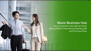 Maxis Business Hub How to Activate IDD amp Roaming and Purchase Pass [upl. by Seyler]