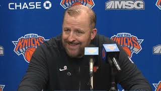 Tom Thibodeau PostGame Interview  Sacramento Kings vs New York Knicks [upl. by Mahau723]