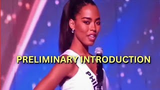 CHELSEA MANALOs Introduction for Miss Universe 2024 Preliminary Competition [upl. by Melosa739]