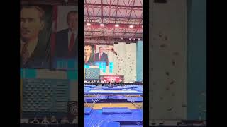 TRAMPOLINE GYMNASTICS CLUBS COMPETITION SAMSUN [upl. by Savior]