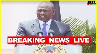 LIVE  Ruto to address the Nation from State House [upl. by Chamberlin]