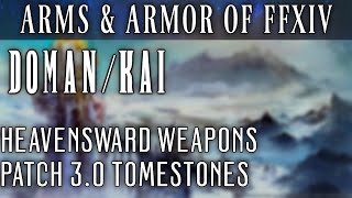 All DomanKai Law Tomestone Weapons FFXIV Patch 30 [upl. by Uttica]