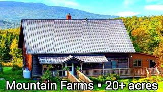 Vermont Farmhouse For Sale  250k  20 acres  Vermont Mountain Farms  Vermont Real Estate [upl. by Galitea]