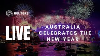 LIVE Australia celebrates the New Year with fireworks display in Sydney [upl. by Gussi]