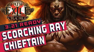 321SCORCHING RAYSEARING BOND Chieftain Path of Exile Build Guide [upl. by Cindy]