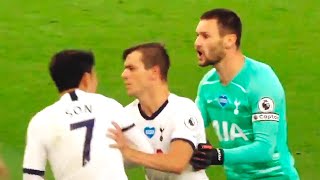 Crazy Football Teammates Fights  Hugo Lloris vs Son 2020 [upl. by Elihu409]