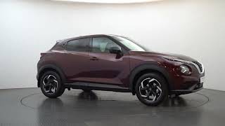 Stylish Nissan Juke 10 DIGT 114 NConnecta in Burgundy Premium Metallic with Black Cloth MY23 [upl. by Ameluz130]