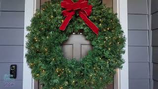 Large 48 inch Christmas Wreath [upl. by Atteiluj]