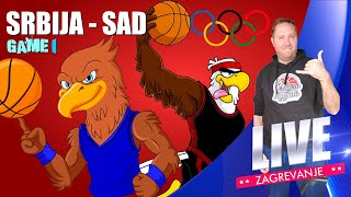 Srbija  SAD  Game 1  Live [upl. by Novikoff]