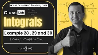 Class 12 Definite Integrals  Example 28 29 amp 30  Integrals NCERT Solutions  Sharp Tutorials [upl. by Westberg]