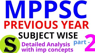 MPPSC ki taiyari PYQ previous year question papers answer last 10 year pre solved mcq preparation 2 [upl. by Ahseym]