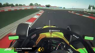 Daniel Ricciardo Eifel GP 2020 Onboard  Assetto Corsa [upl. by Elohcan]