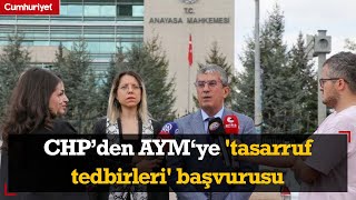 CHPden AYMye tasarruf tedbirleri başvurusu [upl. by Aihsenrad]