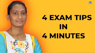 4 Exam tips for any exam in 4 minutes [upl. by Mehala457]