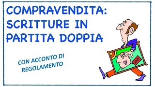 Acconto di regolamento scritture in PD lezionionline economiaaziendale ragioneria [upl. by Hedberg507]