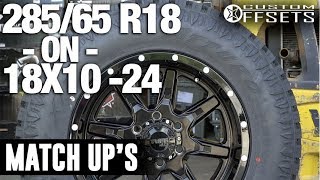 Custom Offsets Match Up 18x10 on 28565 R18 [upl. by Byram765]