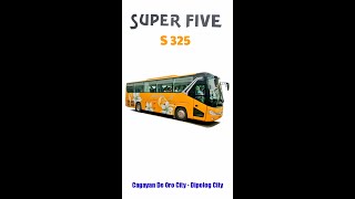 SUPER FIVE S 325 Cagayan De Oro City to Dipolog City shortssuperfivethebestinpublicservice [upl. by Smiga]