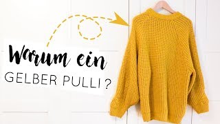 Warum der gelbe Pulli mein Markenzeichen ist 💛 Die Frau mit dem gelben Pulli [upl. by Vitus480]