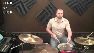 How To Drum  John Bonham Triplets  30 Second Drum Lesson [upl. by Derinna]