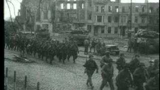 WWII Dramatic footage of River Crossing 29th Crosses Roer Germany 1945 Jülich [upl. by Alessandro]