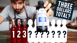 Brewing 10 Bottles of Kombucha for the Price of One [upl. by Jeromy818]