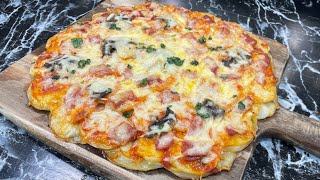 Faut lessayer pour comprendre cette pizza est à tomber 😍 Moins calorique plus digeste 🍕 [upl. by Sajet]