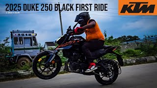 2025 KTM DUKE 250 BLACK First Ride Review 🔥🔥🔥 [upl. by Akirdnahs552]