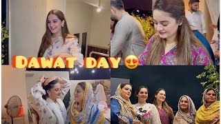 Dawat day 😍 Itne bari dawat kis khushi mai  dawat k beech mai barish ho gye 🤨  itne maze k khane [upl. by Ilario4]