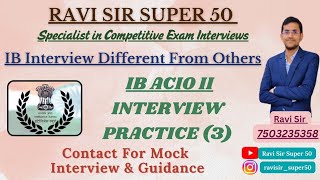 ibaciointerview ibacio ibacio2024 andhrapradesh Interview Of South India Student 7503235358 [upl. by Imotas]