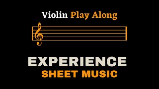 Einaudi  Experience  Violin Play Along Sheet MusicFull Score [upl. by Bradstreet]