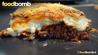 257 Moussaka maken  Moussaka Recipe  Van het Grieks restaurant waar ik heb gewerkt  Foodbomb [upl. by Stedman85]