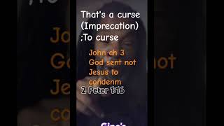 Thats a curse ImprecationTo curse jesus bible [upl. by Ardaed39]