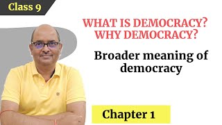 Direct and representative democracyBroader meaning of democracyClass9 SoSimpleTutorial [upl. by Clawson]