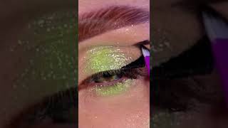 🌴which one is the most beautiful1234 greenmakeup greeneyemakeuplook eyemakeup [upl. by Say761]