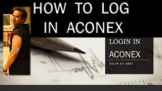 HOW TO LOG IN IN ACONEX I KAISAI ACONEX MAI LOGIN HOTAI I SABIR SAIFI [upl. by Fayre833]