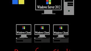 How to connect a client pc to a server running Windows Server 2012 [upl. by Annahvas]